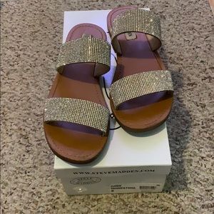 Steve Madden Rhinestone Rage Sandles